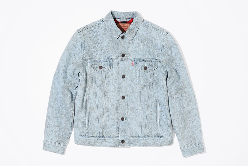 Supreme x Levi's 2017 Fall/Winter Snakeskin Collection Purple Blue White Black