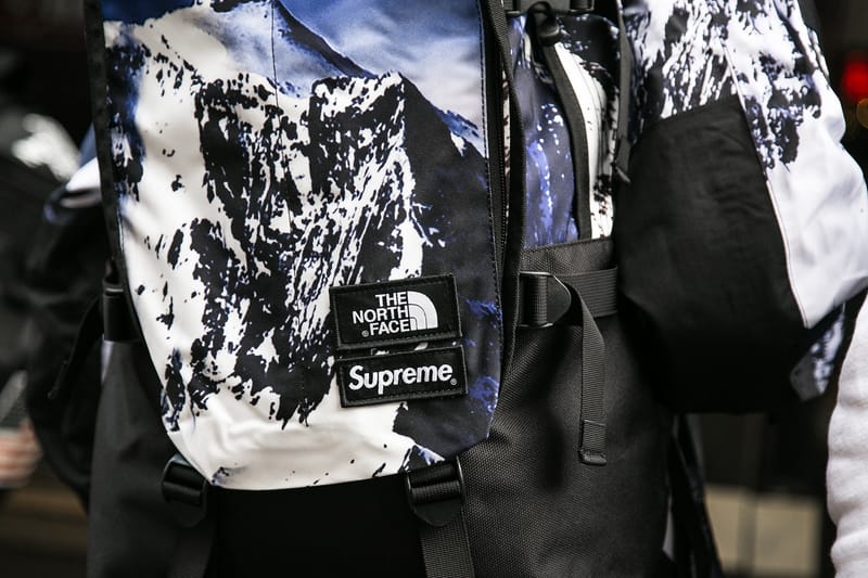 north face supreme bomber jacket