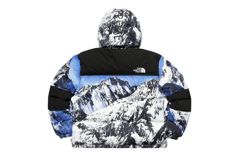 Supreme The North Face Winter 2017 Collection Release Baltoro Mountain Parka White Blue Jacket Backpack Blanket Duvet Comforter