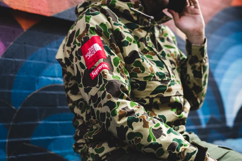 Supreme The North Face Yeezy OG Fuck Em Collaboration 2017 November 30 Drop Release Street Style New York Lafayette