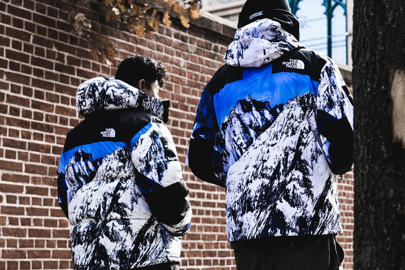 Supreme The North Face Yeezy OG Fuck Em Collaboration 2017 November 30 Drop Release Street Style New York Lafayette