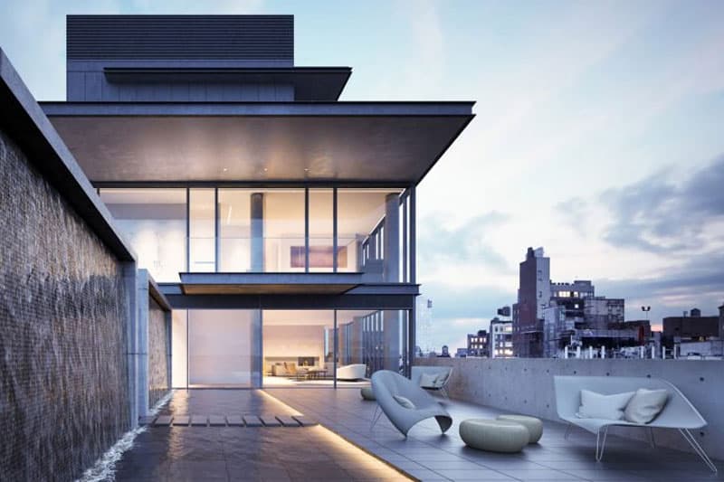 Tadao Ando's Penthouse at 152 Elizabeth Street New York City Manhattan