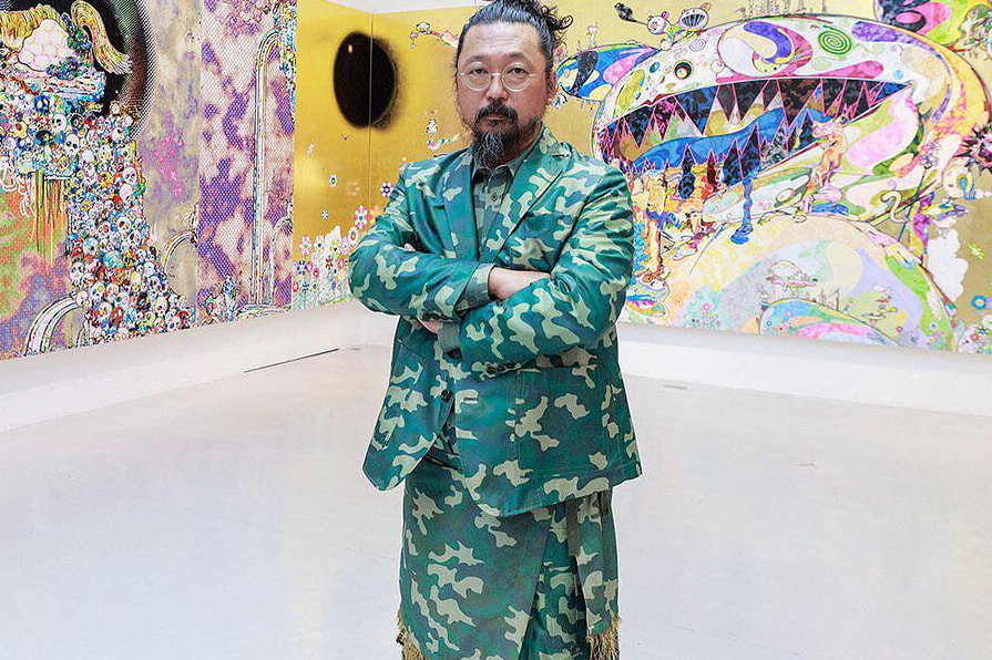 Takashi Murakami The Deep End of the Universe Exhibit Albright Knox Art Gallery suit blazer camo camouflage buffalo ny new york