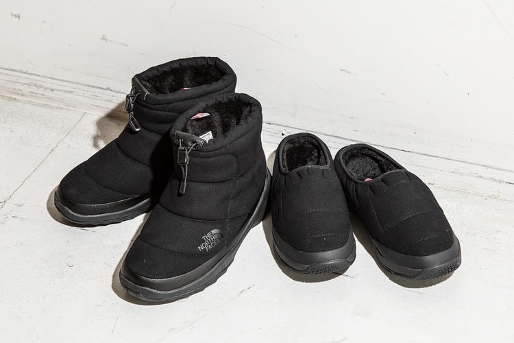 BEAUTY & YOUTH & The North Face Prepare for the Cold with Nuptse Bootie & Mule