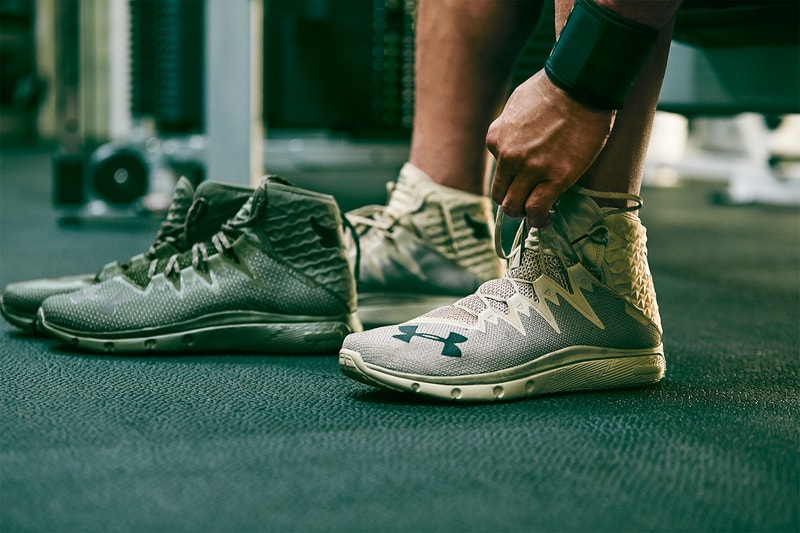 The Rock Dwayne Johnson Under Armour USDNA Project Rock Collection footwear fashion sneakers apparel  military us usa armed forces uso army united states of america delta