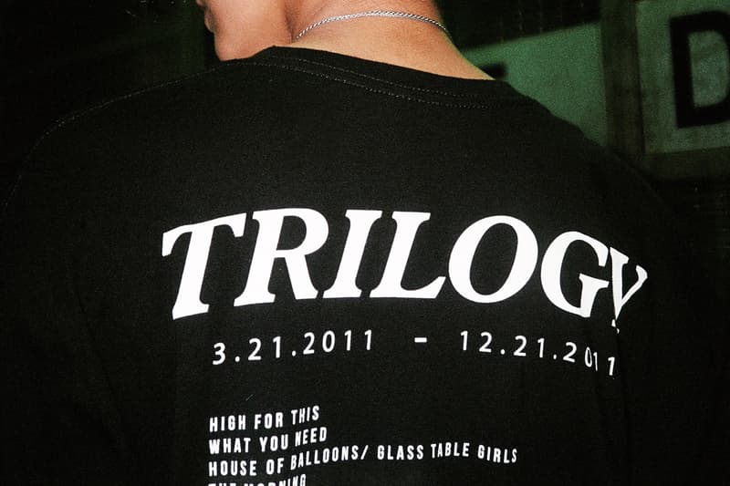 The Weeknd Trilogy Fifth Anniversary Collection T-Shirt Cap Vinyl