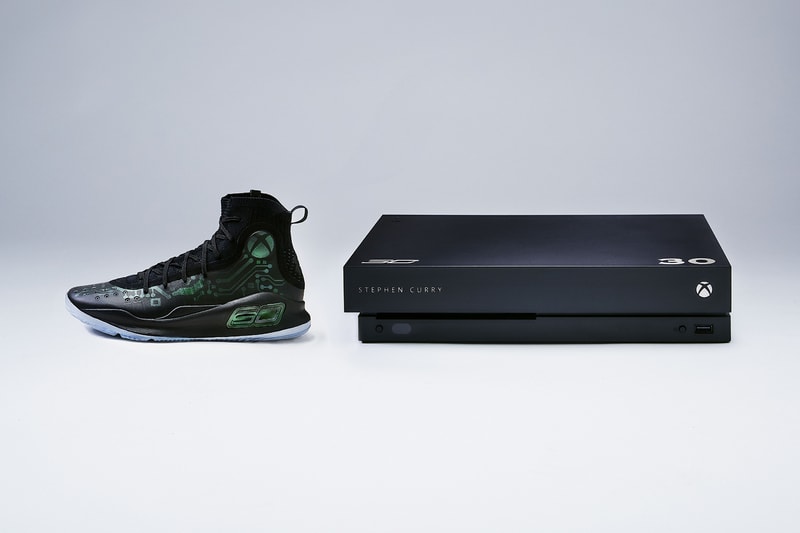 Under Armour Curry 4 Xbox One X VIP Kit Mache Custom Kicks Sneakers Shoes Footwear