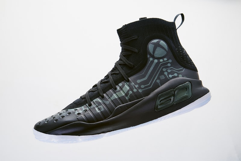 Under Armour Curry 4 Xbox One X VIP Kit Mache Custom Kicks Sneakers Shoes Footwear