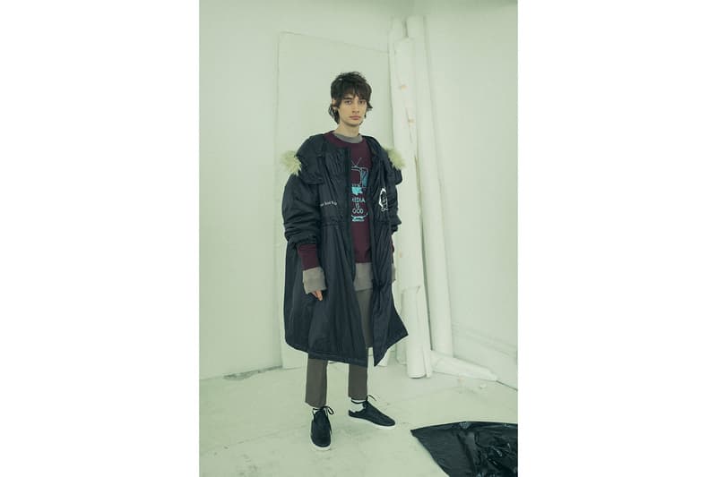 UNDERCOVER 2017 Fall Winter HBX Editorial November 29 Release Drop Parka Sweater T-shirt Print Sneaker Sweat Short Date Info
