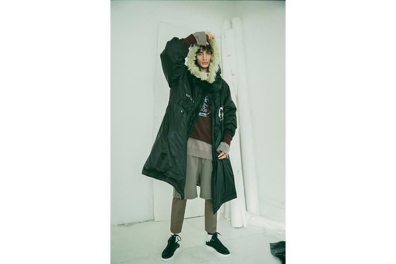 UNDERCOVER 2017 Fall Winter HBX Editorial November 29 Release Drop Parka Sweater T-shirt Print Sneaker Sweat Short Date Info