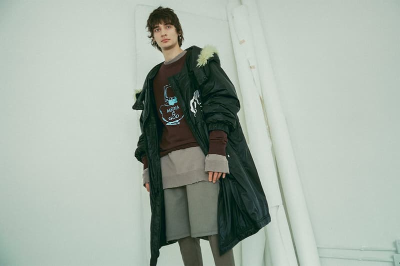 UNDERCOVER 2017 Fall Winter HBX Editorial November 29 Release Drop Parka Sweater T-shirt Print Sneaker Sweat Short Date Info