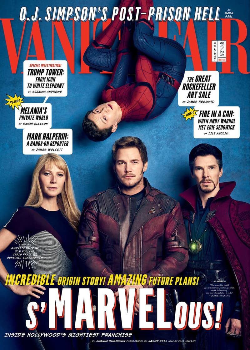 Vanity Fair has four 4 Covers Marvel Anniversary 10 ten years decade films movies