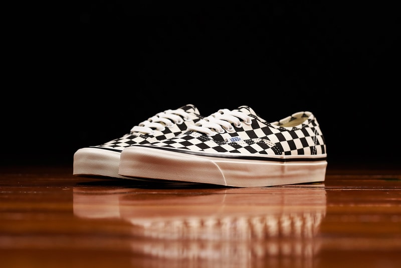Vans Checkerboard Authentic 44 DX and Checkerboard Sk8-Hi Checkered Authentic 44 DX Checkered sk8 hi reissue shoes holiday gift guide black friday vintage mens shoes skateboard shoes skateboarding check print checkers cheque chequeboard