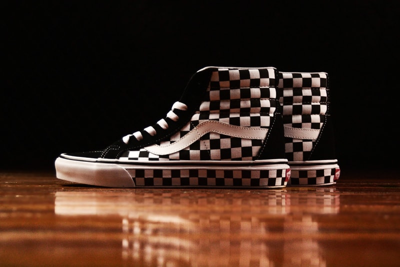 Vans Checkerboard Authentic 44 DX and Checkerboard Sk8-Hi Checkered Authentic 44 DX Checkered sk8 hi reissue shoes holiday gift guide black friday vintage mens shoes skateboard shoes skateboarding check print checkers cheque chequeboard