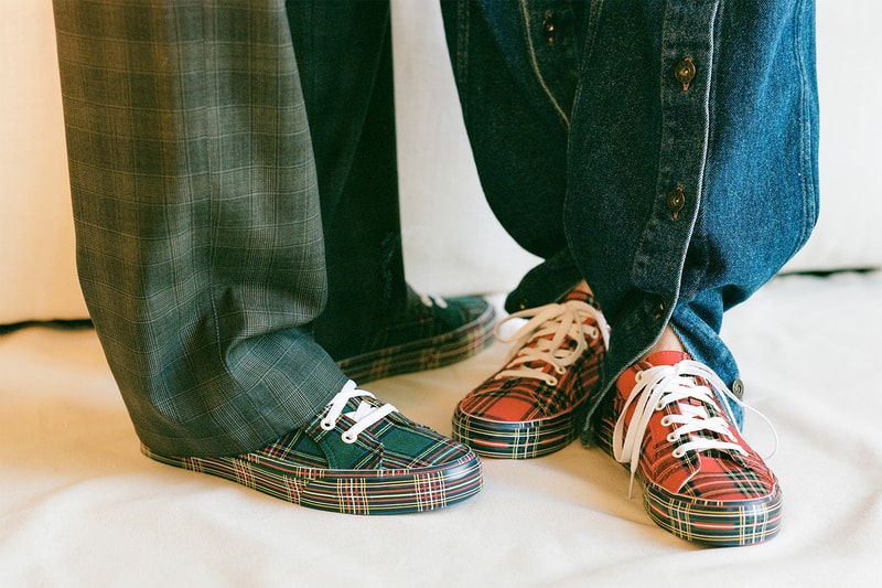 Vans Opening Ceremony Plaid Pack Vans Lampin footwear green read tartan flannel