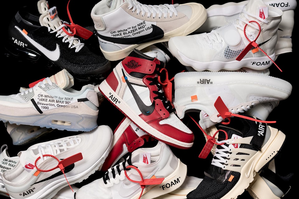 Virgil Abloh x Nike 2017 Collaboration Sneakers