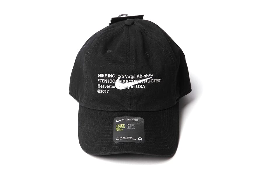 off white nike hat