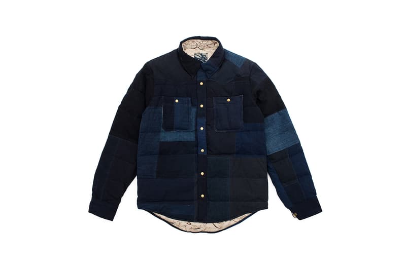 visvim Kerchief Down Jacket Kofu Lhamo Shirt Indigo Camping Trailer New York Pop-up