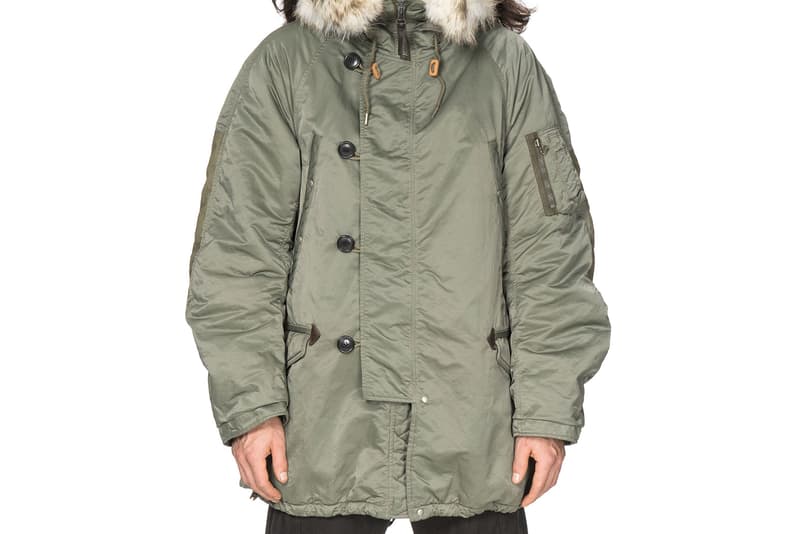 visvim Limonta Nylon Valdez Parka N3-B Snorkel Military Surplus