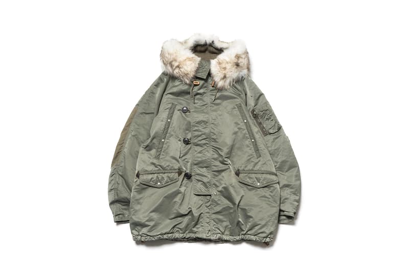 visvim Limonta Nylon Valdez Parka N3-B Snorkel Military Surplus