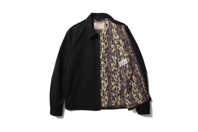 WACKO MARIA McGregor collaboration guilty parties japan outerwear Lanificio Luigi Zanieri leopard print jacket coat lining Paradise Tokyo 2017 November 11 release date drop info