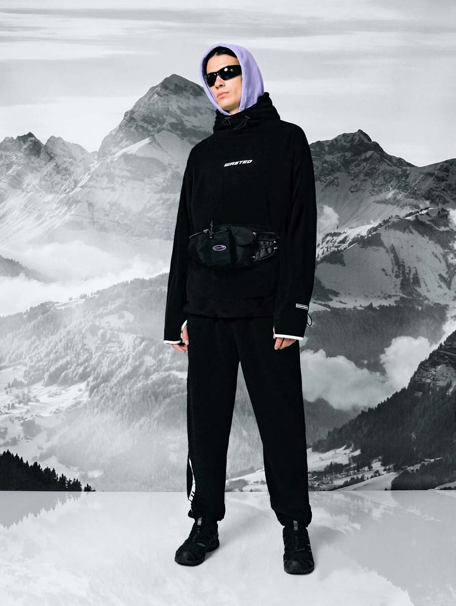 Wasted Paris 2017 Fall/Winter Lookbook Collection Drop Black Metal Sportswear France streetwear menswear fashion