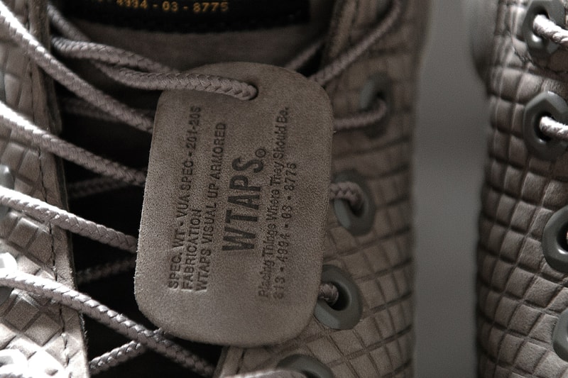 WTAPS Timberland Premium 6 Inch Boot 2017 Fall Winter November 25 Release Date Info Japan Collaboration Grey Honeycomb Coordinates Branding Leather Hangtag Nubuck Waterproof Tonal
