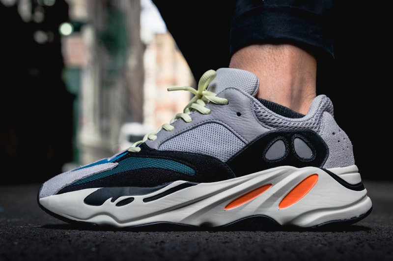 adidas YEEZY BOOST 700 On Feet Closer Look Wave Runner Kanye West Kim Kardashian footwear