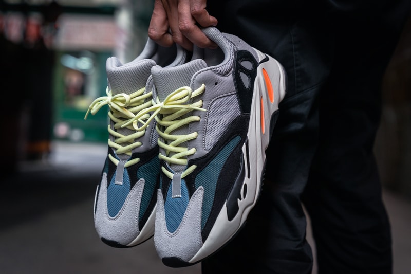 adidas YEEZY BOOST 700 On Feet Closer Look Wave Runner Kanye West Kim Kardashian footwear