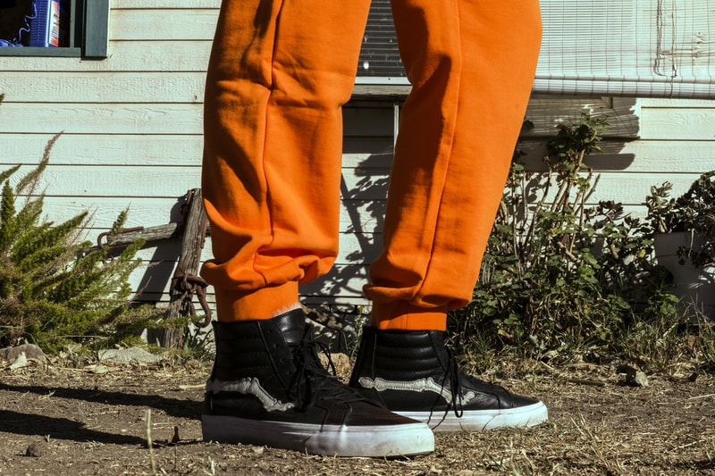 Blends & Vans Vault Bone Jazz Stripe Sk8-Hi Reissue Zip LX Sneakers Skateboard Mens Shoes 2018 January 6 Release Date Info