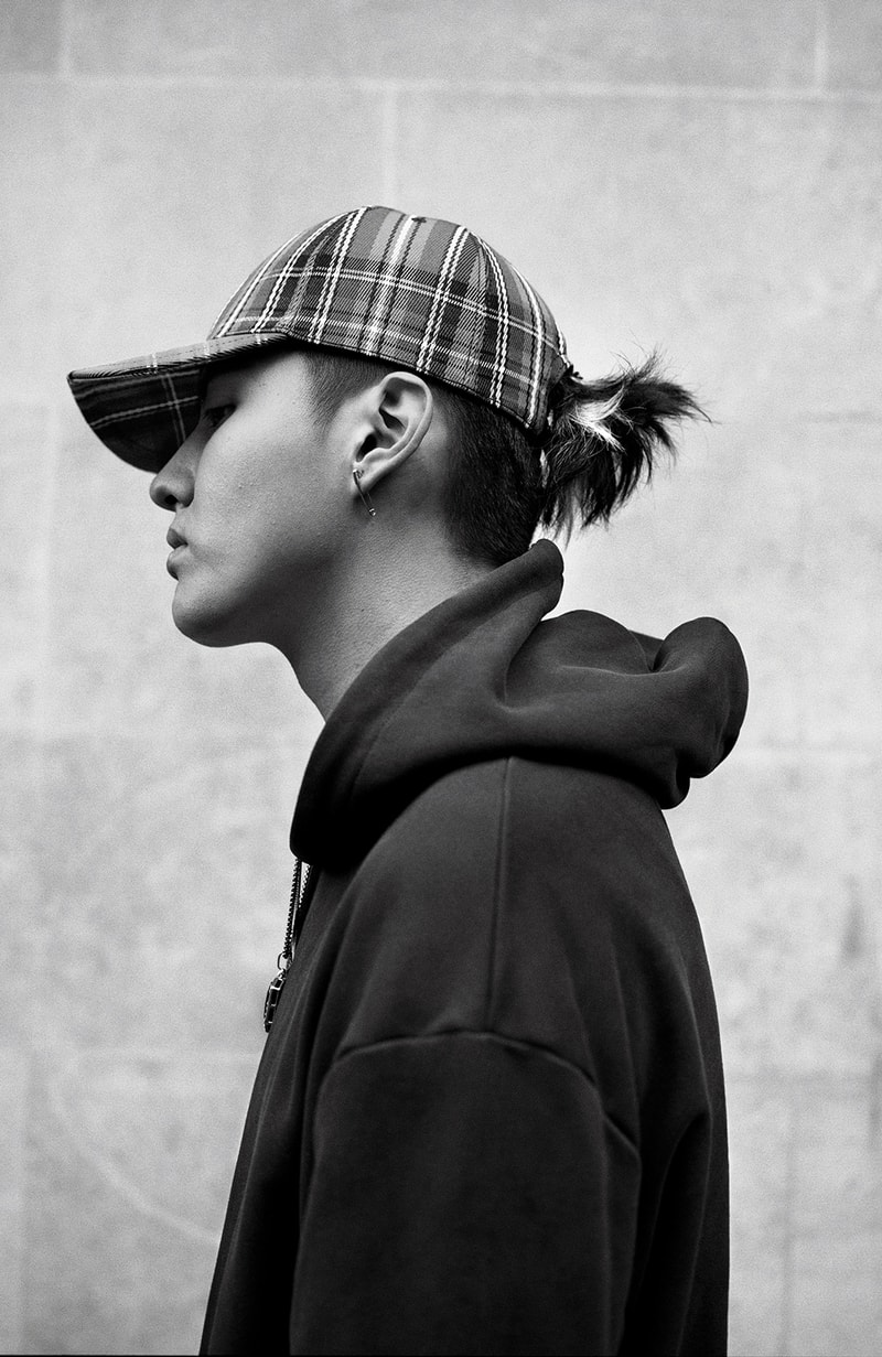 Kris Wu & Burberry Reveal Winter Collection 2017 Chinese-canadian actor singer hip hop British fashion spring summer winter collection tartan checkered classic print hat motorcycle leather jacket biker jacket trench coat oversized streetwear