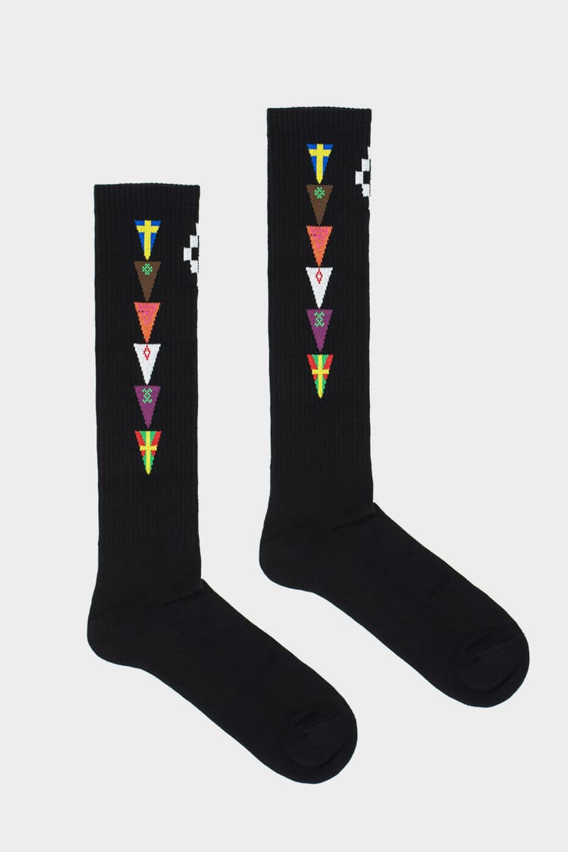 Marcelo Burlon County of Milan Flags Capsule Collection Streetwear Street Culture Vibrant Flag Clothing Socks Backpack Checkered Sportswear Lounge