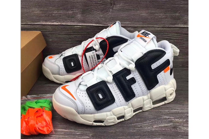 Fake Potential Off-White x Nike Air More Uptempo virgil abloh sneaker knockoffs china shoes off white offwhite collaboration collection