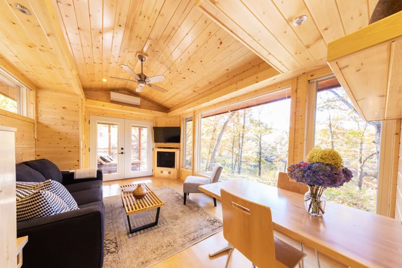 Canoe Bay Escape Village Unveils Tiny Homes hotels traveler trailer RV small houses tiny hotels Wisconsin nature getaway