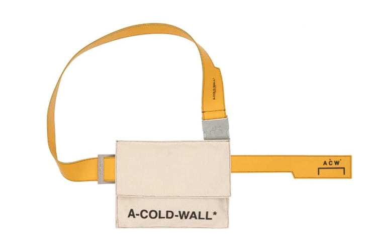 A-COLD-WALL* Drops Unique Canvas Studio Apron & Utility Bag