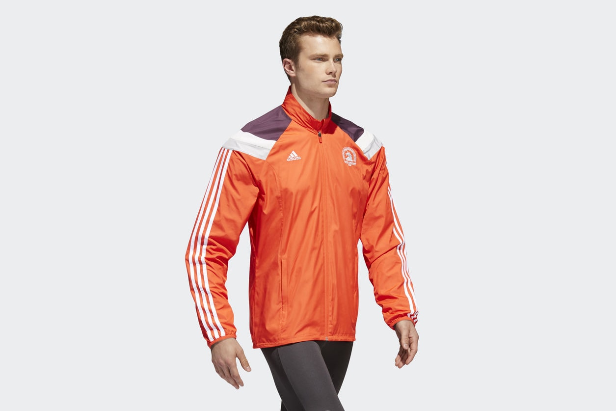 adidas 2018 Boston Marathon Celebration Jacket Apparel Collection Running