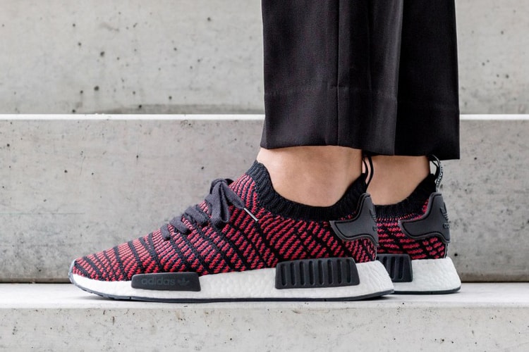 An On-Feet Look at the adidas NMD R1 STLT in Core Black/Red