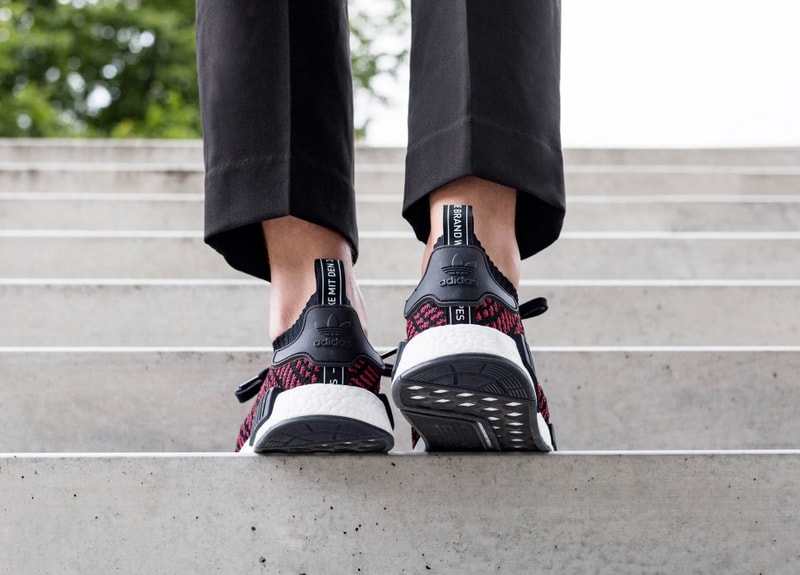 adidas Originals NMD R1 STLT Black Red December 22 2017 Release Date