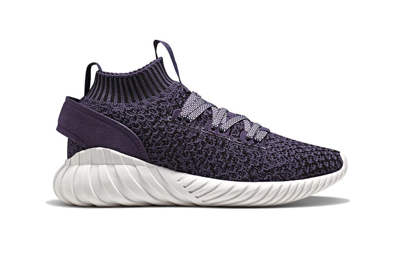 The adidas Tubular Doom Soc Gets Hit With "Trace Purple" And "Core White" Color Schemes