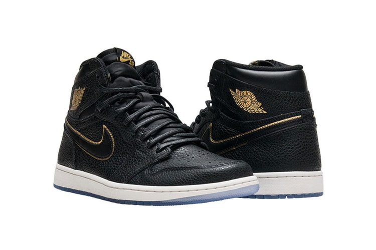 Air Jordan 1 Retro High OG Kicks Off 2018 in Black & Gold