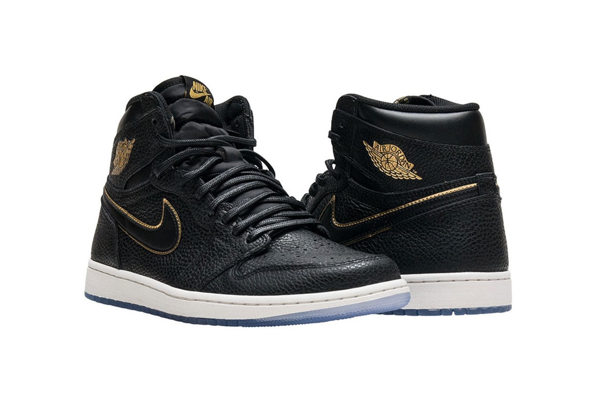 Air Jordan 1 Retro High OG 2018 All Star Game NBA Black Gold January 10 Release Date Info Sneakers Shoes Footwear