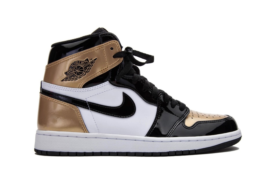 Jordan 1 black gold white Clearance