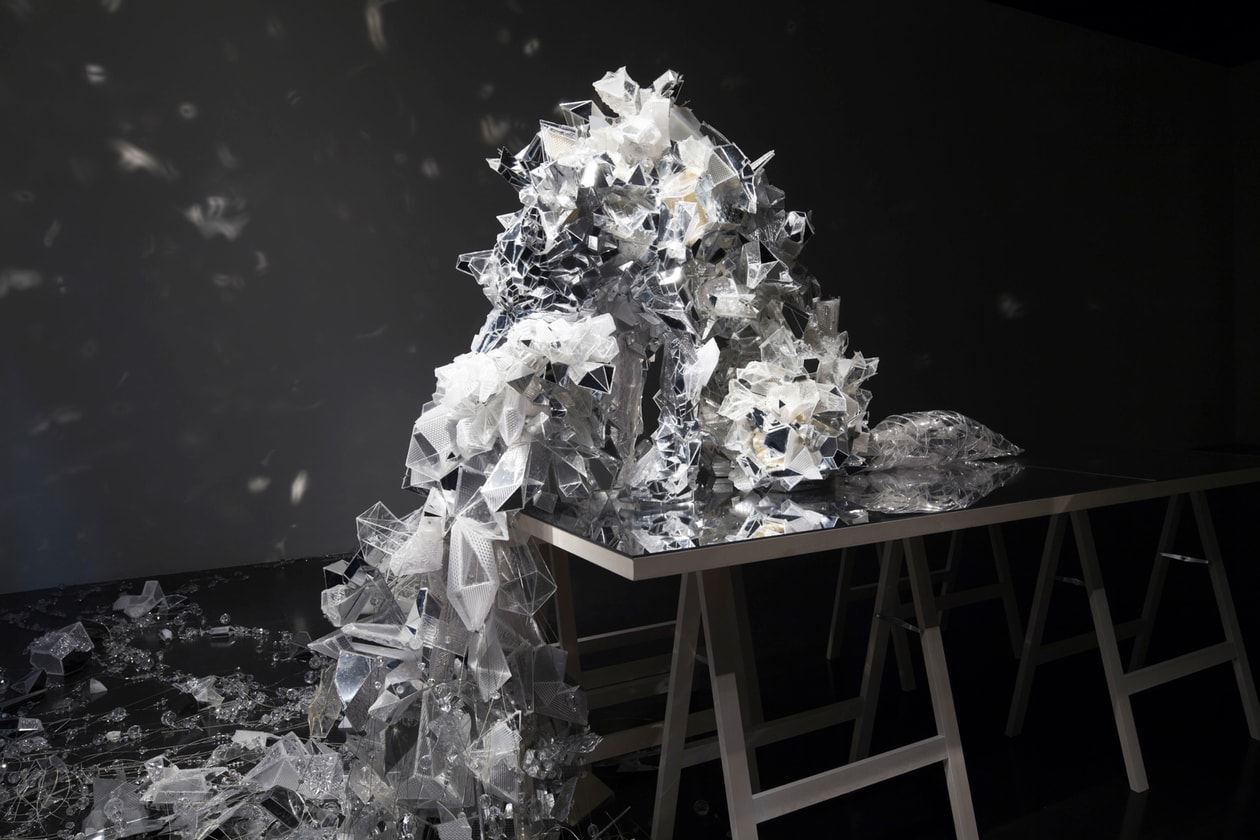 Art Basel Artwork Installation Miami Design District Daniel Arsham adidas Originals Juxtapoz Clubhouse Larry Gagosian Chrome Hearts Angelo Baque Gucci Dior Prada Isabel Marant LOEWE ACLU