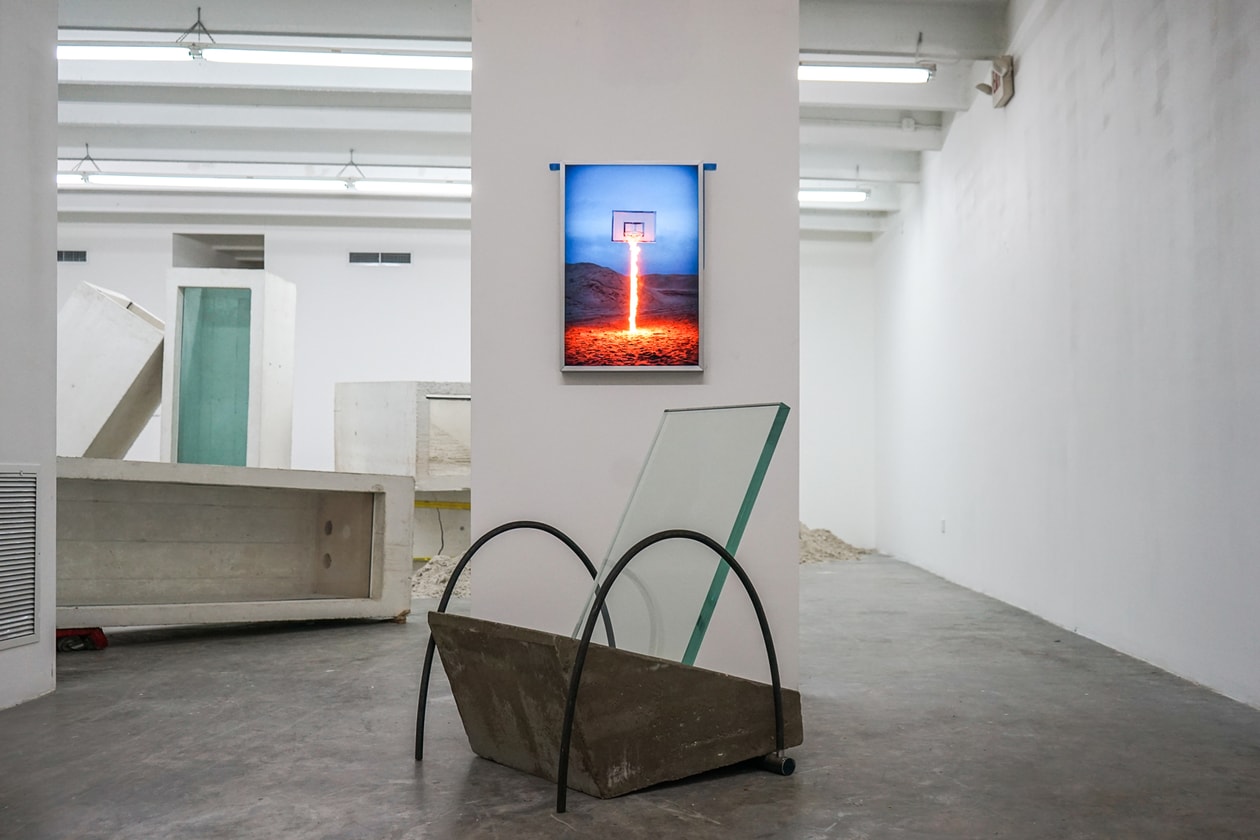 Art Basel Artwork Installation Miami Design District Daniel Arsham adidas Originals Juxtapoz Clubhouse Larry Gagosian Chrome Hearts Angelo Baque Gucci Dior Prada Isabel Marant LOEWE ACLU