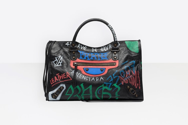 Check Out Balenciaga's New Graffiti Bags