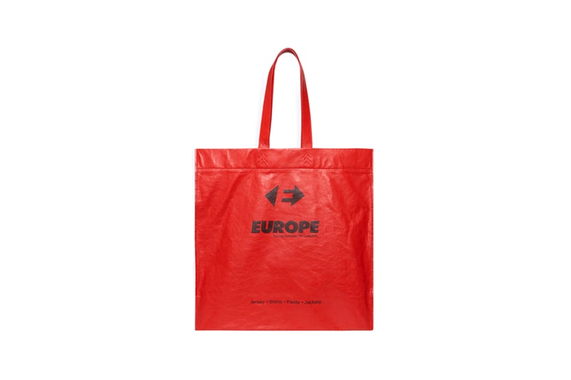 Balenciaga Demna Gvasalia Supermarket Shopper Plastic Bags Lambskin Leather