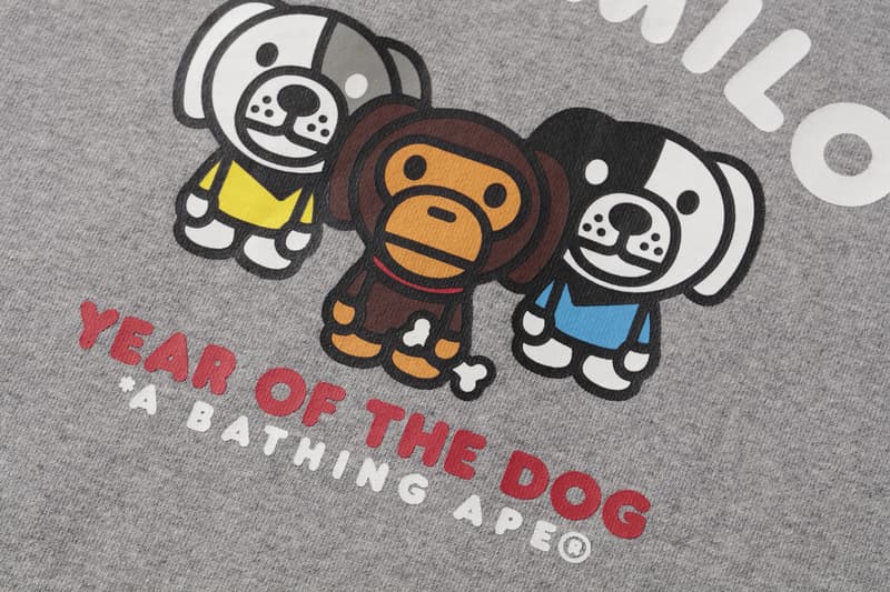 BAPE A Bathing Ape Year of the Dog Collection Lunar New Year Baby Milo