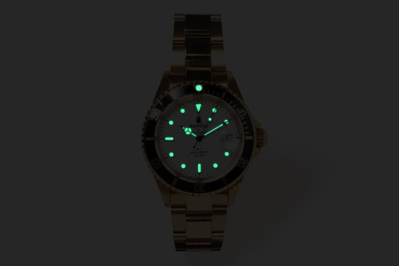 BAPE BAPEX Type 1 Watch Gold Colorway Sapphire Crystal Black Colorway Silver Colorway