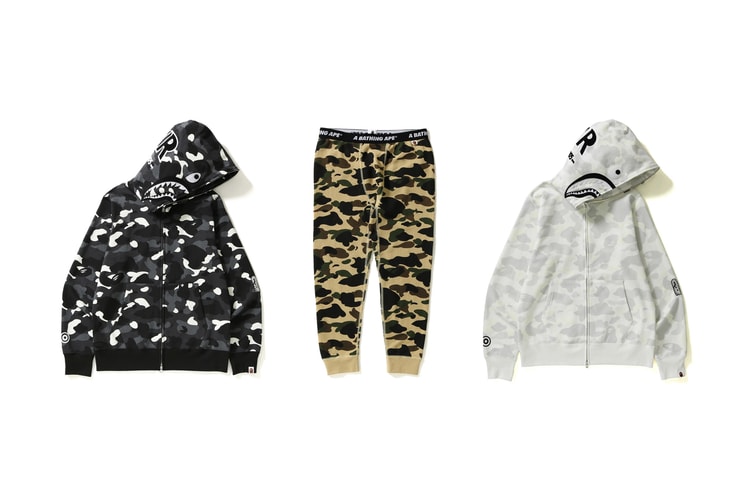 BAPE Drops Winter Camo Range