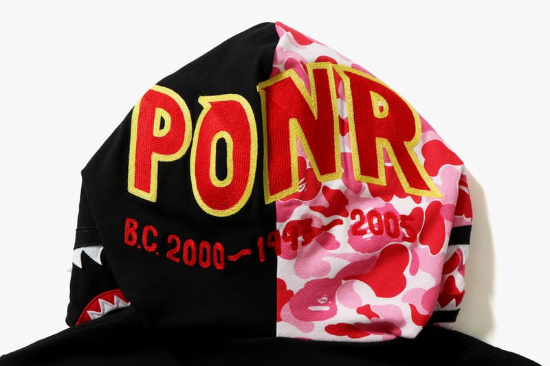 ponr bape hoodie camo